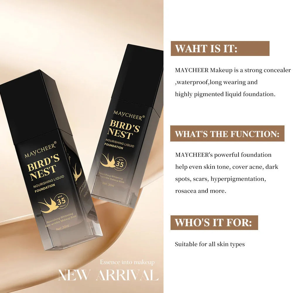 Full English Bird's Nest Nourishing Liquid Foundation - Bellarte Enchanté Full English Bird's Nest Nourishing Liquid Foundation